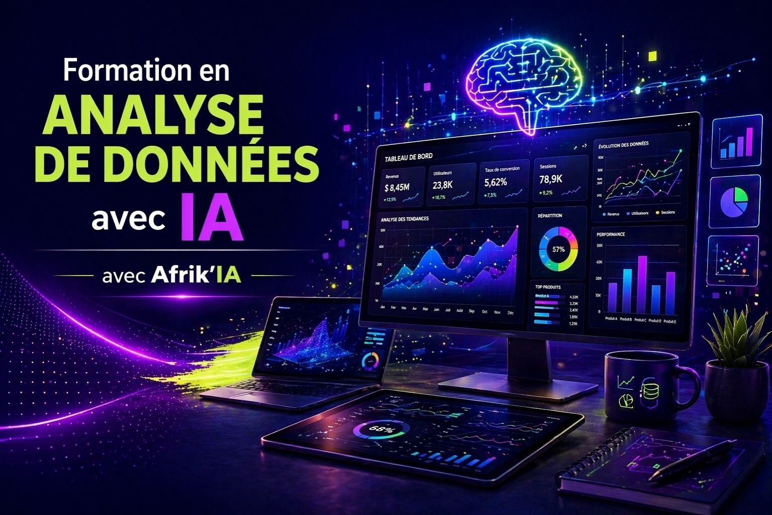 Formation en Analyse de Données avec IA Par AfrikIA
