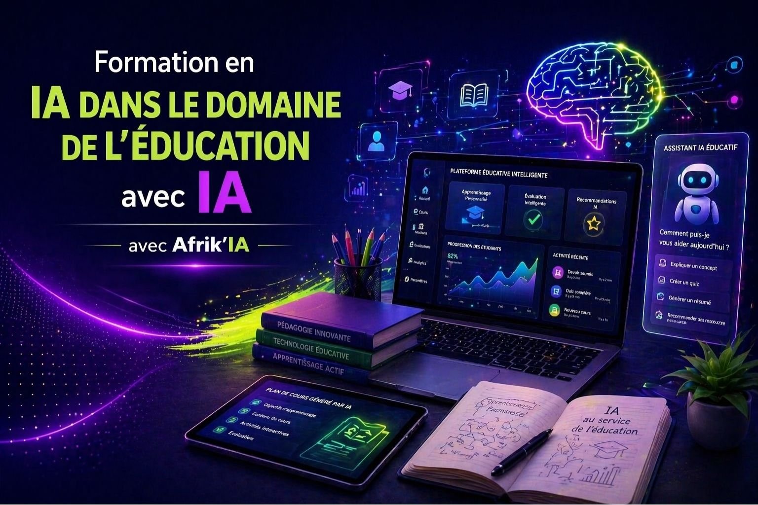 Formation en IA dans le domaine de l’Éducation Par AfrikIA