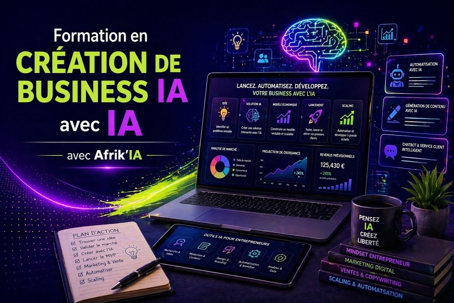 Formation en Création de Business IA Par AfrikIA